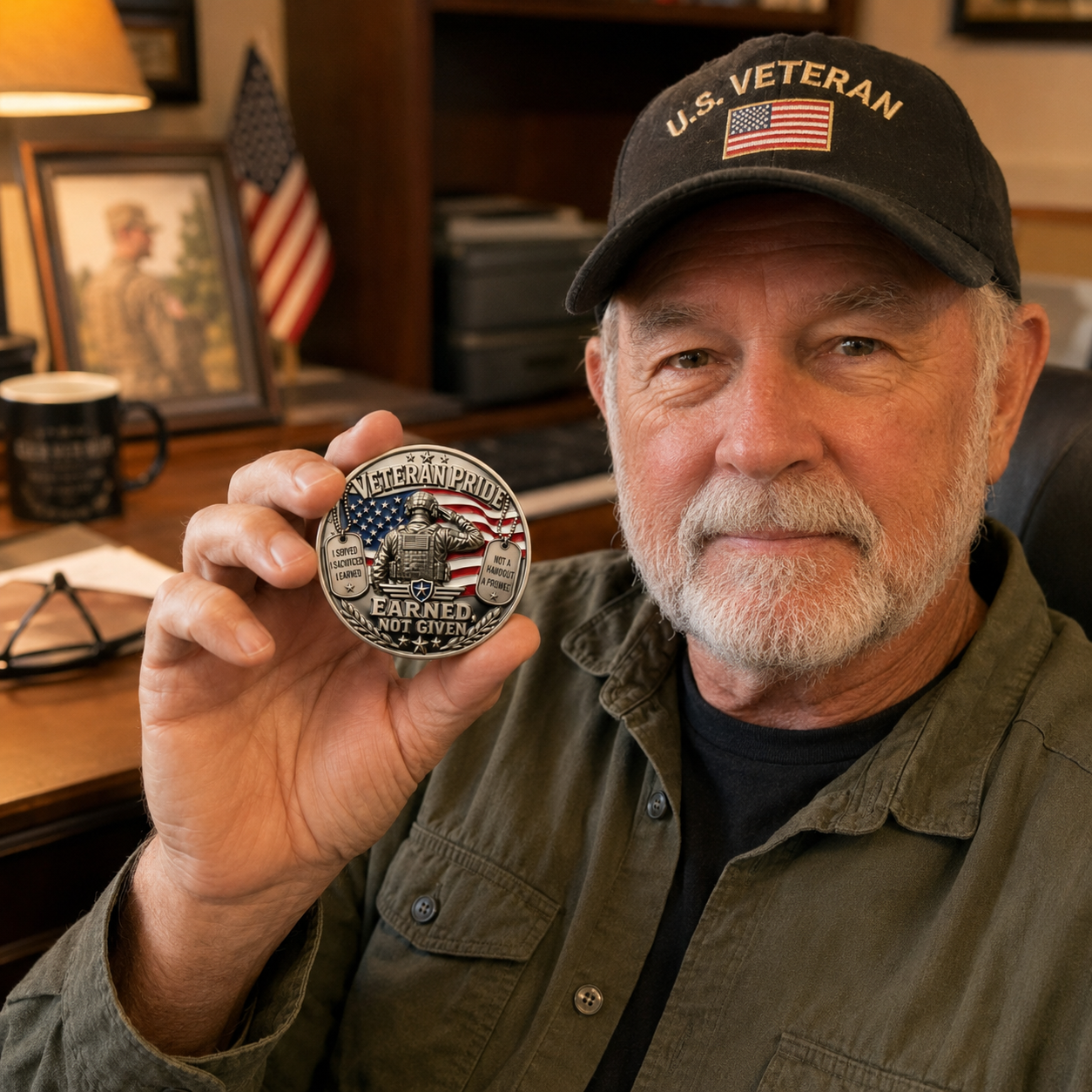 Navaraco™ DD-214 Veteran Pride Medal