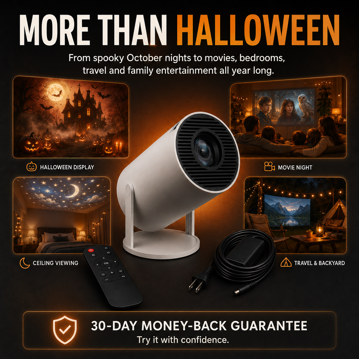 Navaraco™ Scare Cast Projector