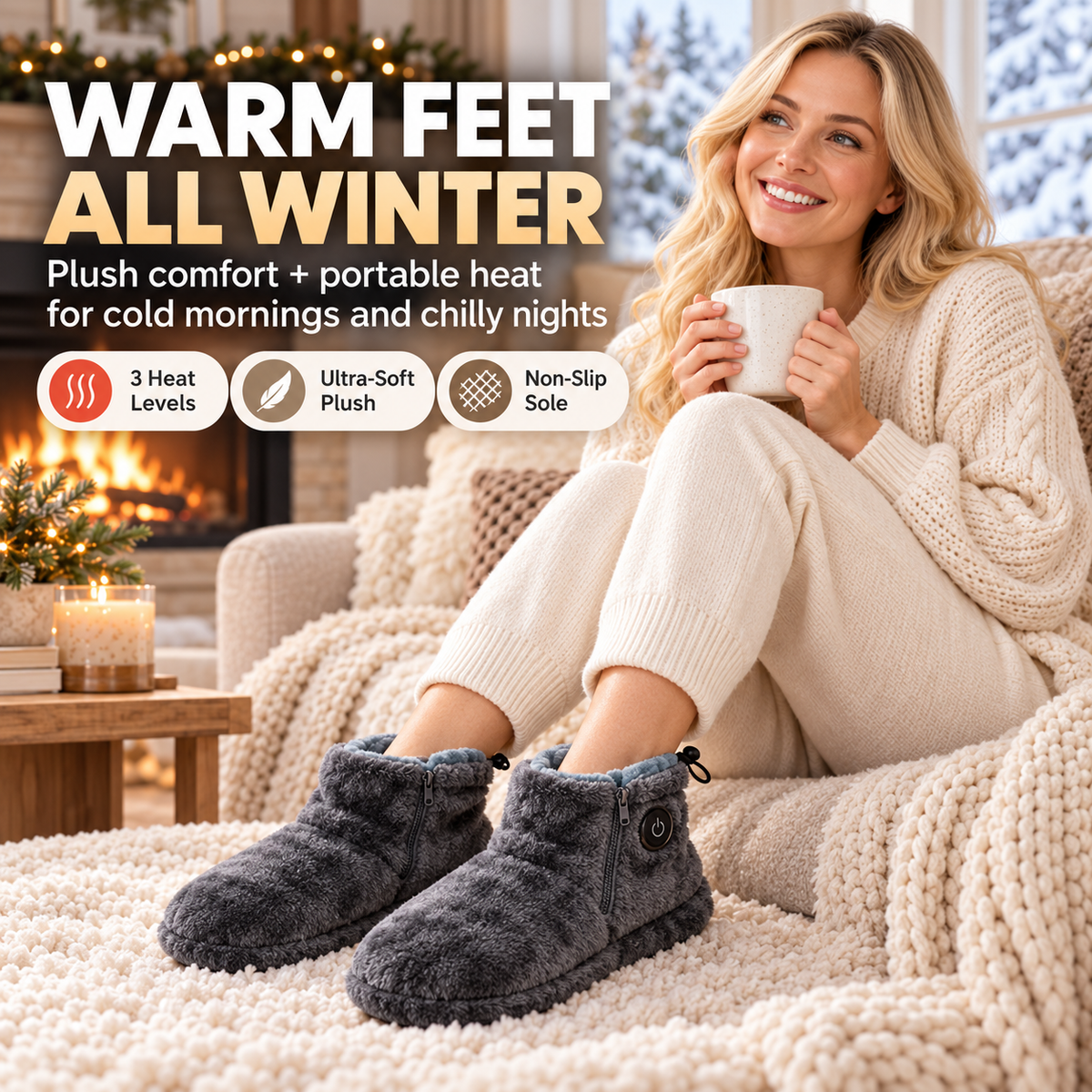 Navaraco™ HeatStep Slippers