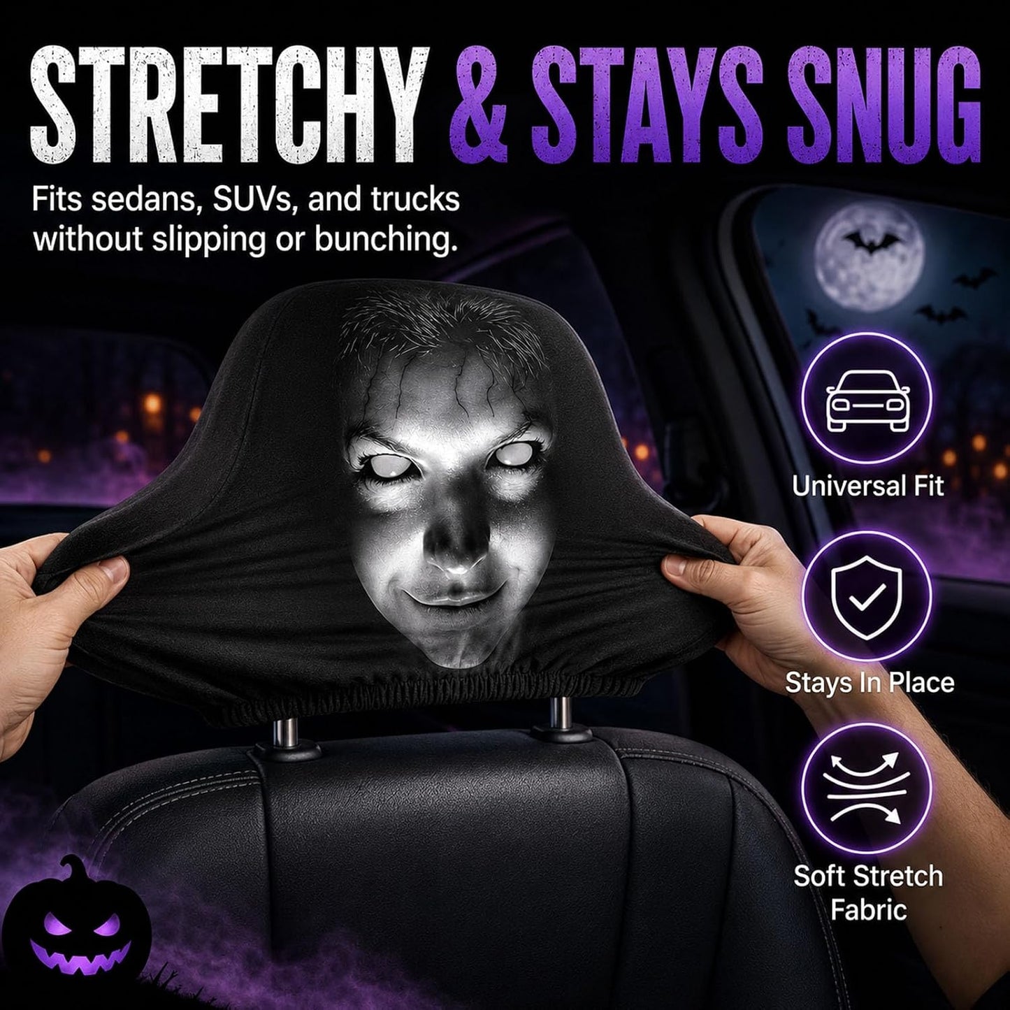 Navaraco™ GhostRide Headrest Cover