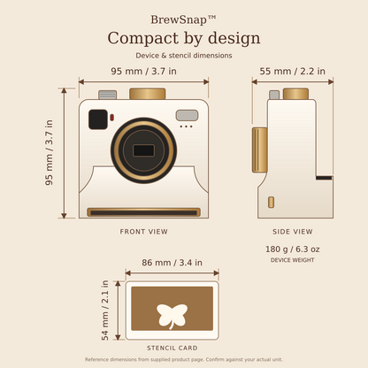 BrewSnap™ Coffee Art Camera