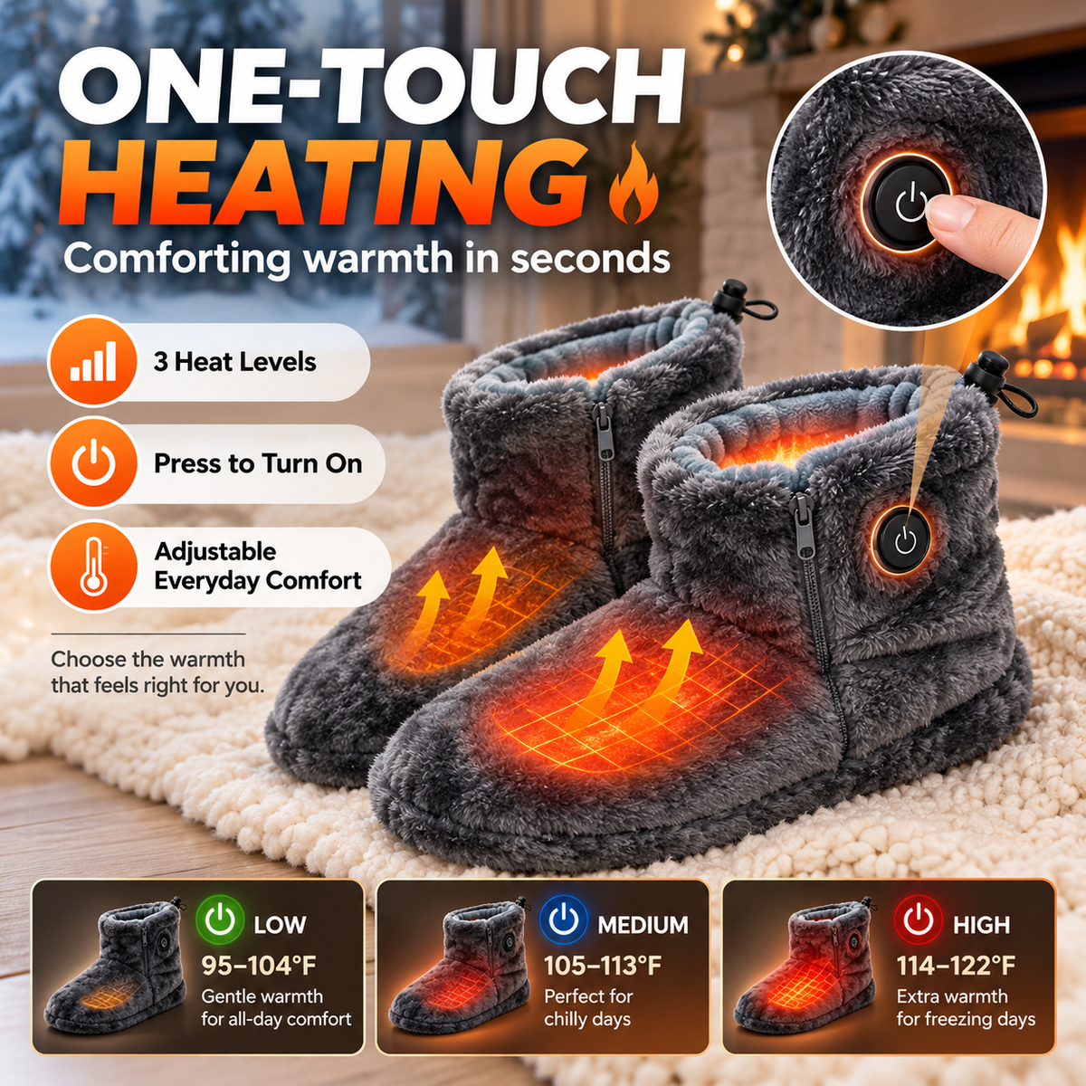 Navaraco™ HeatStep Slippers