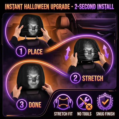 Navaraco™ GhostRide Headrest Cover