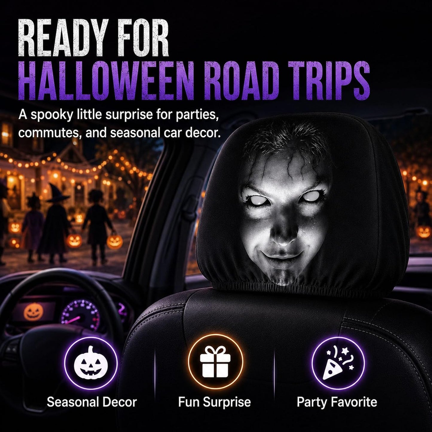 Navaraco™ GhostRide Headrest Cover