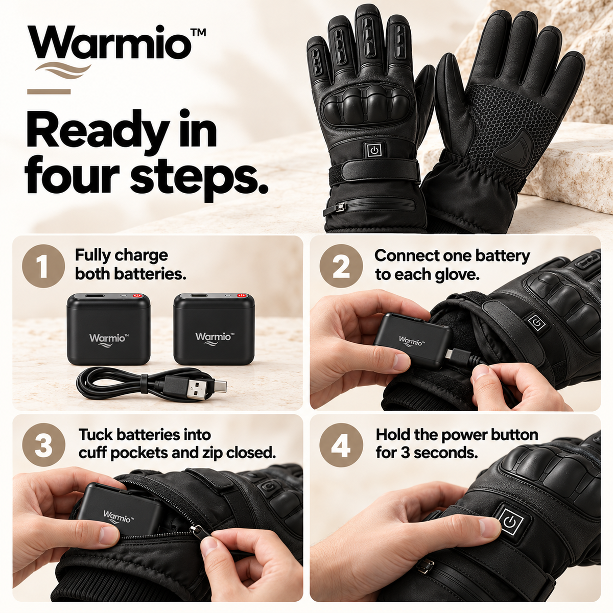 Warmio™ Heated Gloves