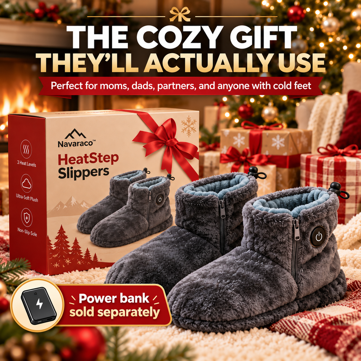 Navaraco™ HeatStep Slippers