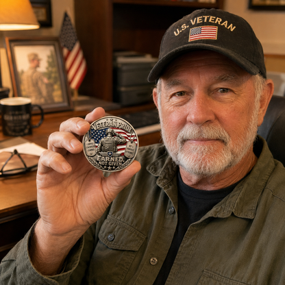 Navaraco™ DD-214 Veteran Pride Medal