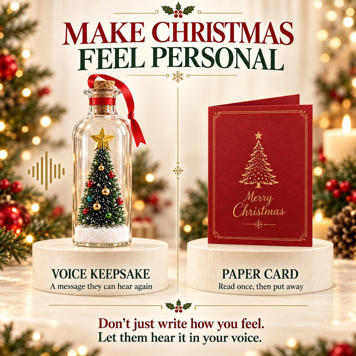 Navaraco™ Christmas Voice Keepsake
