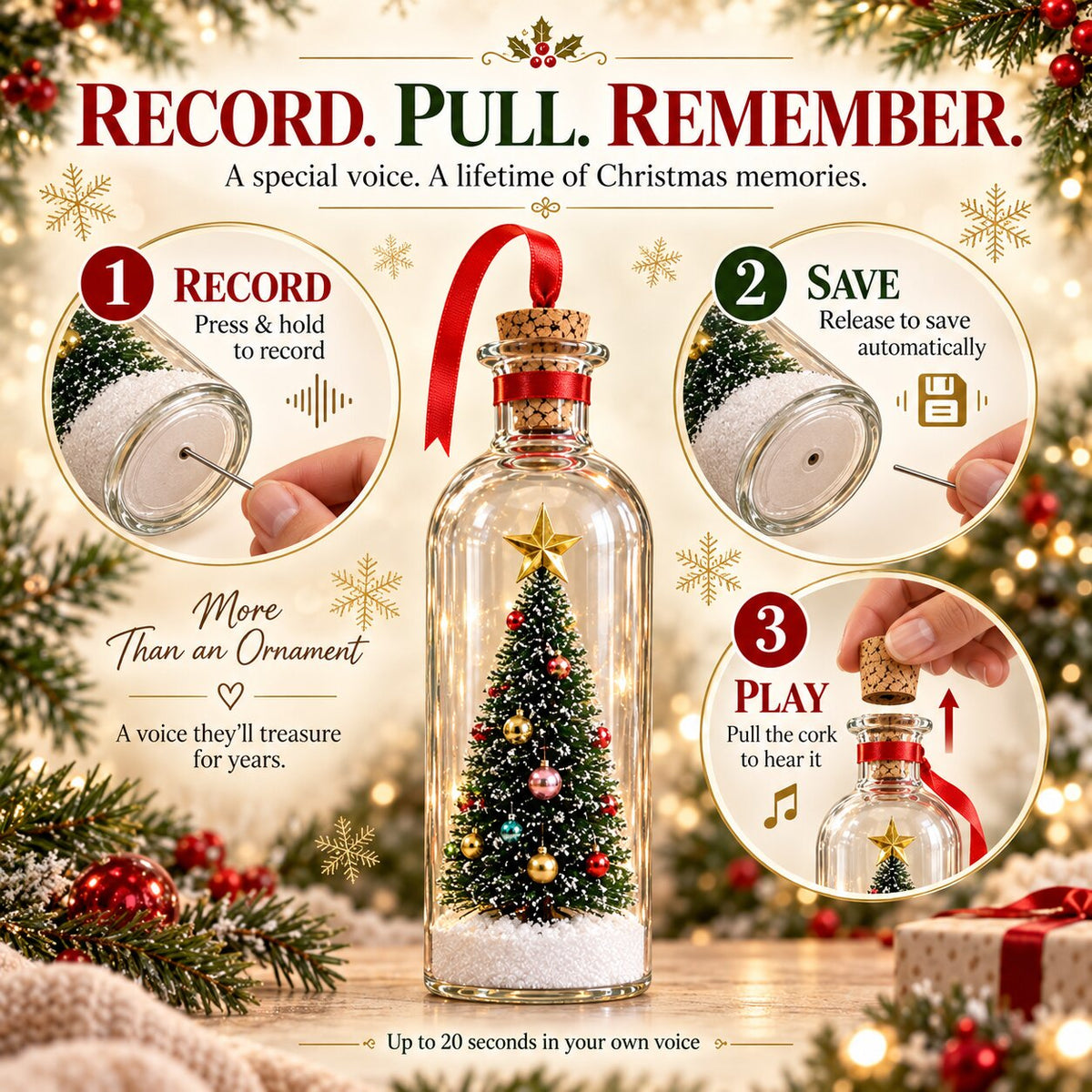 Navaraco™ Christmas Voice Keepsake