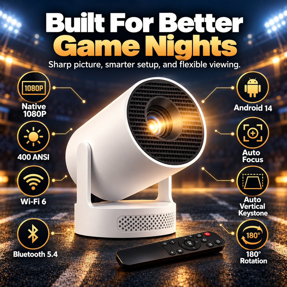 Navaraco™ HomeField Projector