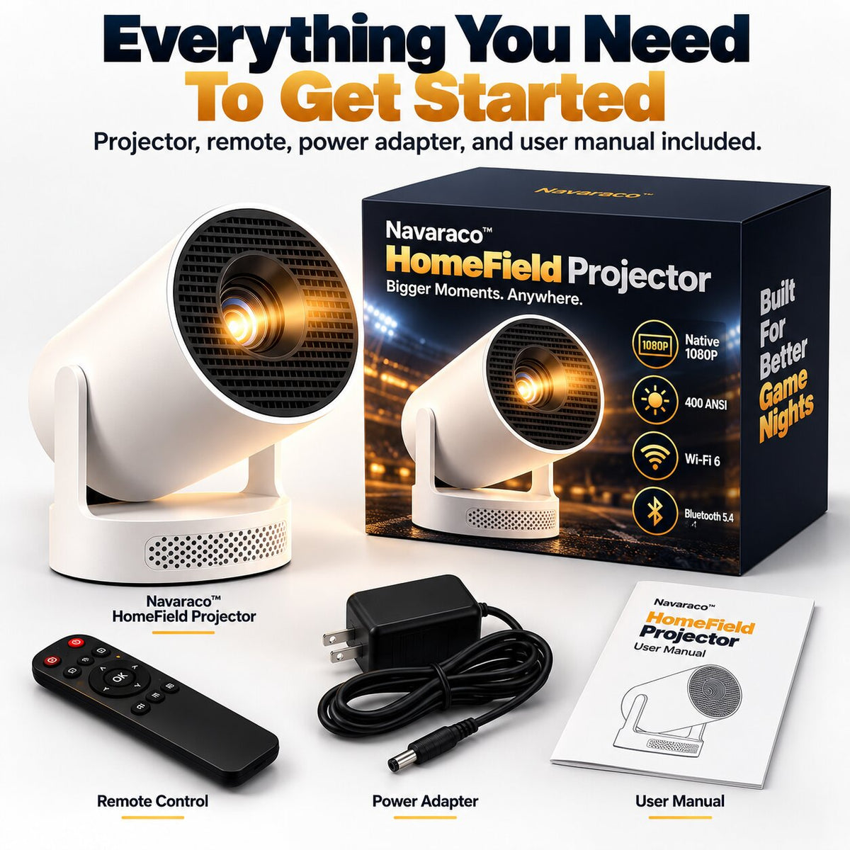 Navaraco™ HomeField Projector